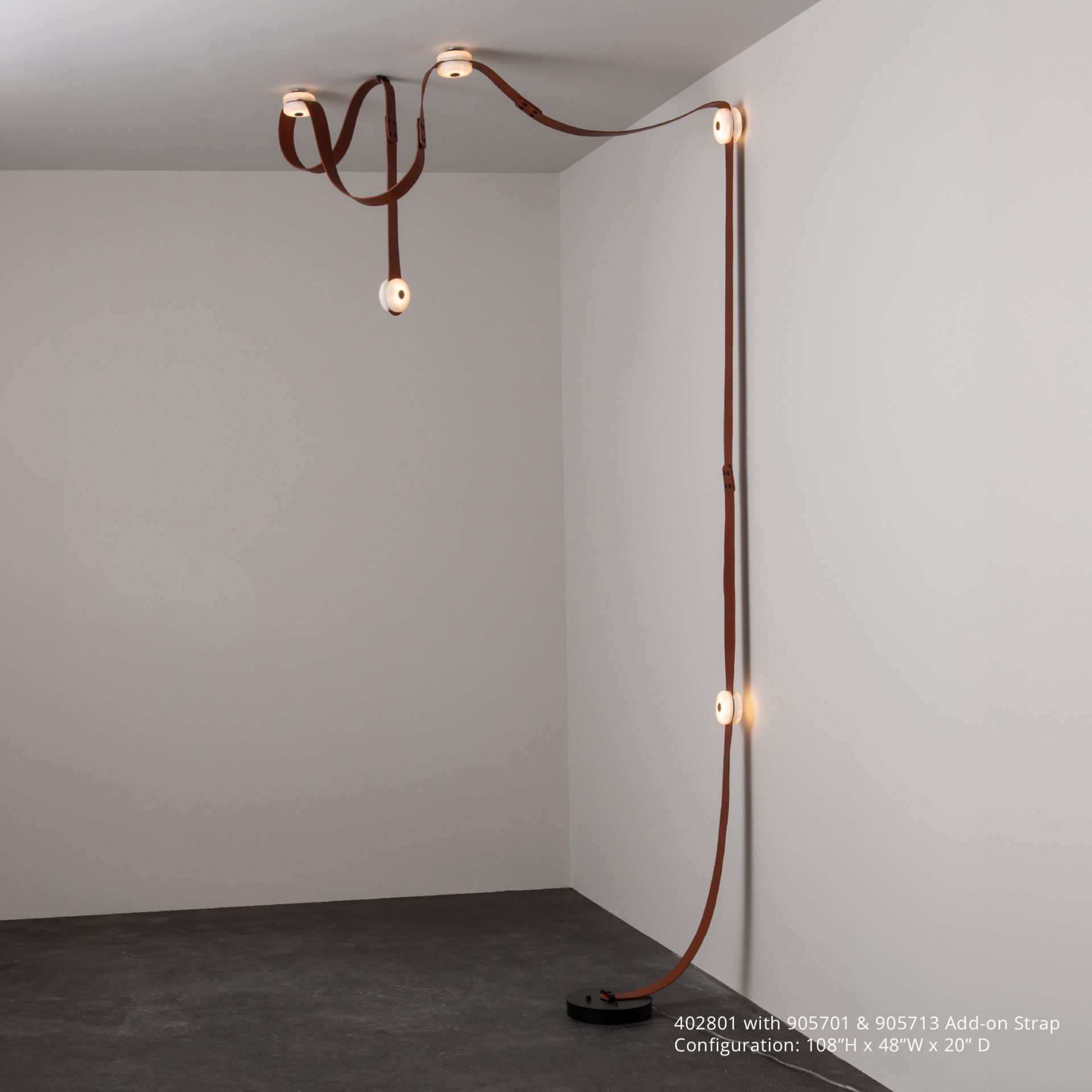 SNAPS Floor-to-Ceiling Plug-in LED Lamp